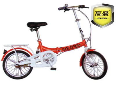 16'' colorful folding bicycle, city bicycle