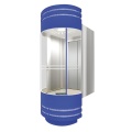 1050kg Golden Etching Capsule Elevator for Passenger Lift