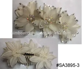 tooth comb for artificial flowers / clips for flowers / comb for silk flowers /hair accessories /hair jewelry
