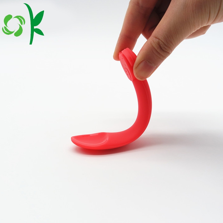 Silicone Baby Spoon Reusable Soft Feeding Training Spoon