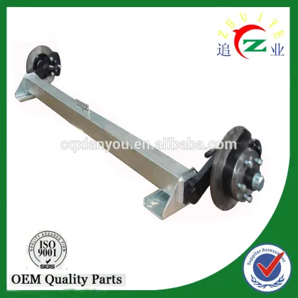 straight trailer axle manufacturing for agricultural cargo utility trailer