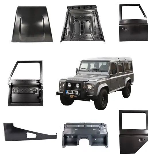 4WD Puma Style Front Hood Bonnet Panel Cover for Land Rover Defender 90/110/130