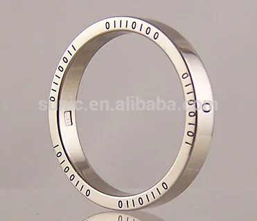 Gold Silver Paatinum Stainless steel Tiffany Fingers Metal Ring fiber laser marking engrave etching machine