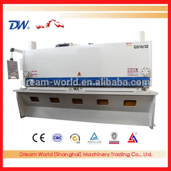 (CNC)Guillotine Sheet Cutting Machine Metal Sheet Shear Machine Supplier