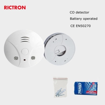 combinación mini detector de humo y monóxido de carbono sensor combinado alarma de humo