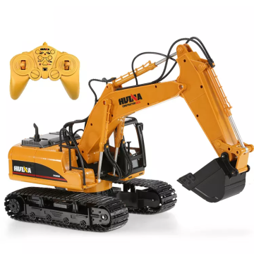 Flytec 1:14 Scale RC Excavator Truck with 680 Degree Rotation and 15-Channel Control: An Engineering Vehicle Toy Gift
