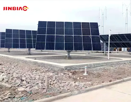New energy products dual-axis photovoltaic tracker system