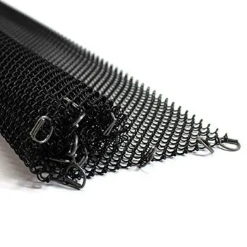 Decorative Fireplace Mesh Screen with Scroll Design