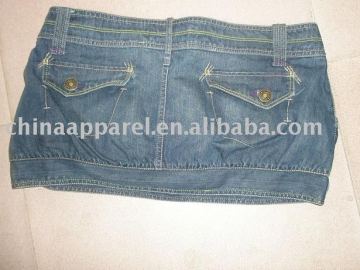 short jeans skirt