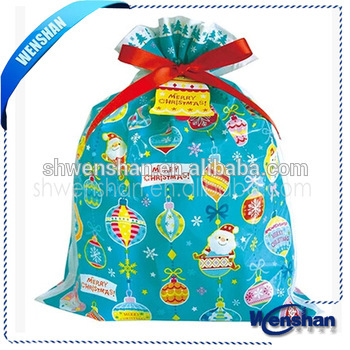 beautiful high quality rope handle plastic bag