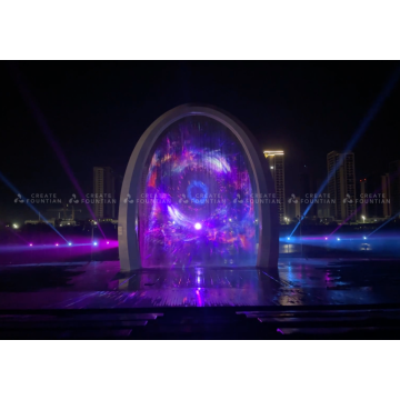 ม่านน้ำดิจิตอลแบบโต้ตอบ