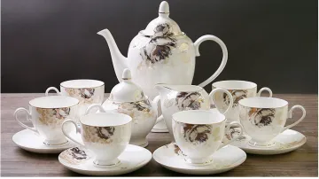 European style bone meal tea sets