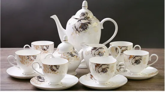 European style bone meal tea sets