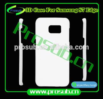 3d sublimation diy blank cell phone case cover skin for Prosub--samsung s7 edge