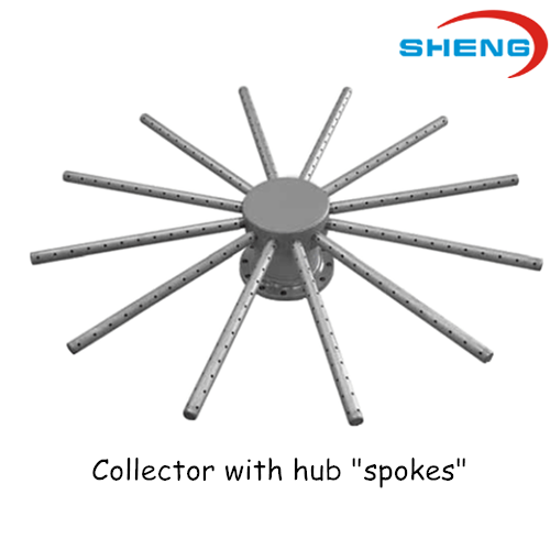 Wedge Wire Screen Collector with Hub Spokes
