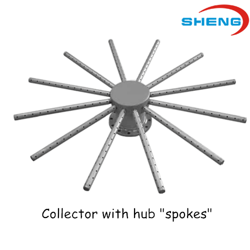 Wedge Wire Screen Collector dengan Hub Spokes