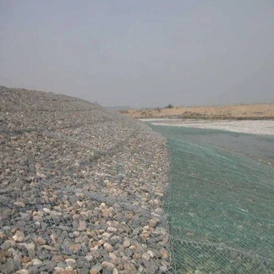 PVC plastic powder coated gabion box 2x1x1