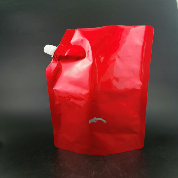 Custom aluminum laminate stand-up toner bag