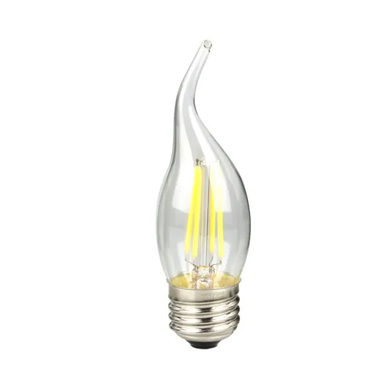 Decorative 4W Edison LED Bulb Pull Tail Tip Filament Light Bulb Replacement, Warm White Candle Lamp,UL