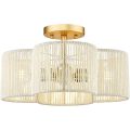 Boho Semi Flush Mount Ceiling Lamp
