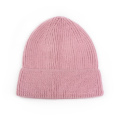 Classic Striped Plain Acrylic Knitted Beanie Hat