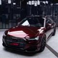 Flüssiger Metall Vampir Red Glossy Car Wrap Film