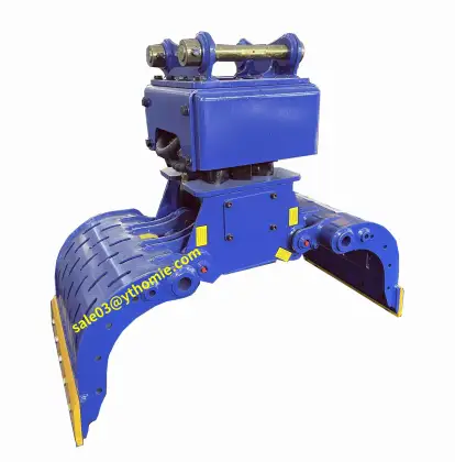 HOMIE Excavator Attachments: Rotating Demolition and Sorting Grapples for Recycling