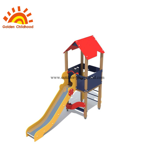 Taman Bermain Luar Ruangan HPL Freestanding Slide