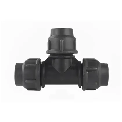 Irrigation Quick Tee Connector PE Compression Fittings