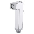 Wall mounted white plastic shattaf shower bidet set