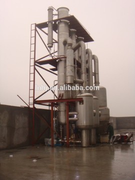 tri-effect forced circulation evaporator