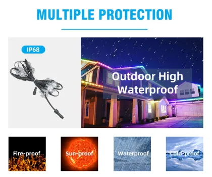 RGBW DC48V Point Lights - Permanent LED Christmas Lights Outdoor Waterproof Decorative Lighting