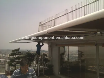 2015 TIAN YI classic residential retractable awning with LED light