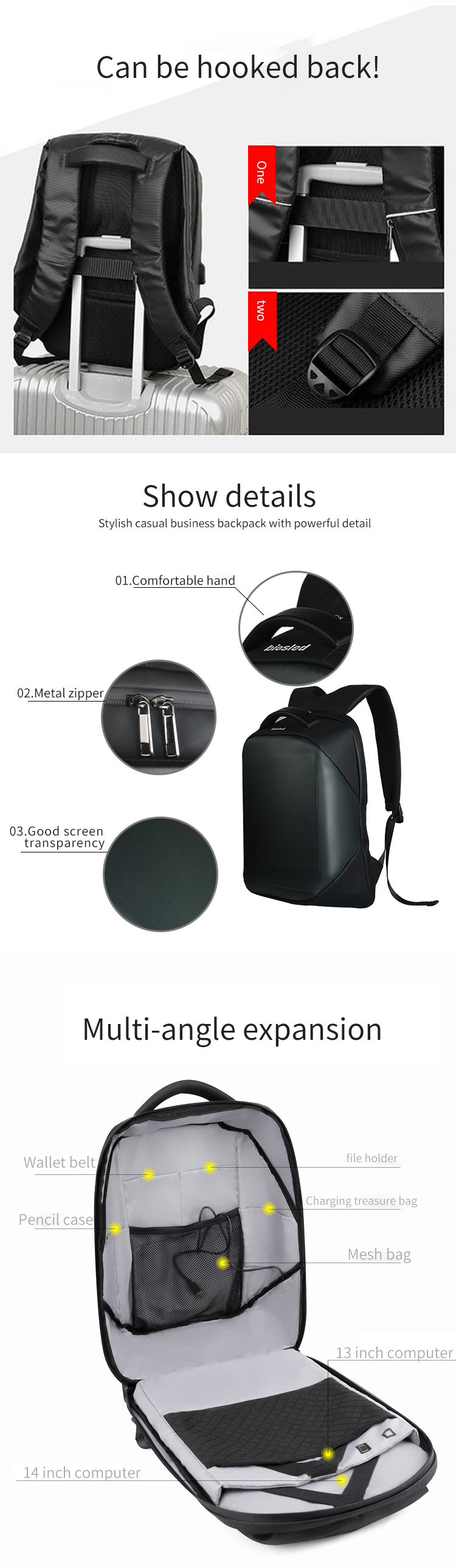Led Backpack Display