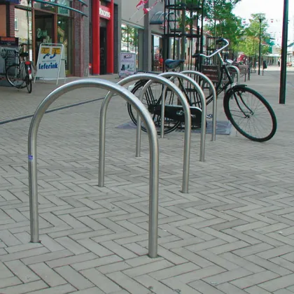 Inverted U Shaped Bike Stand Racks for Rental Systems