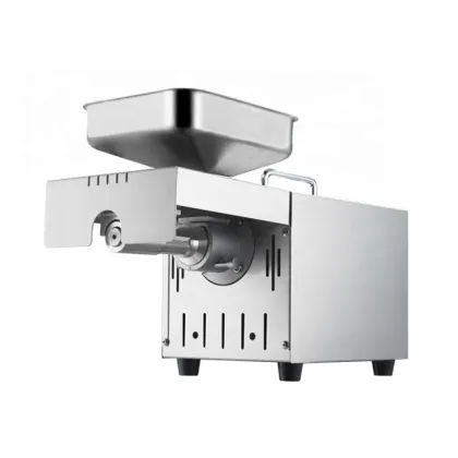 Small Capacity Household and Restaurant Oil Press Machine - Olive Sunflower Rapeseed Oil Expeller