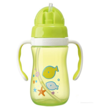 Bicchiere da allenamento per bebè in plastica per bambini 380ml