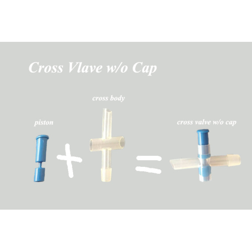 T-tap Cross valve for urine bags