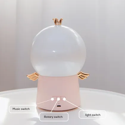 Rotating Music Starry Night Light - Creativity Guardian Angel Star Projection