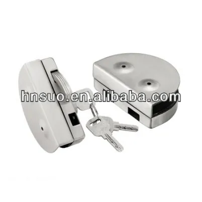 high quality zinc alloy double commercial glass door lock