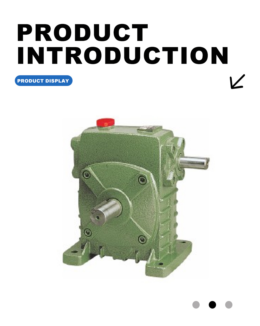 WPS Cast Iron Worm Reducer X