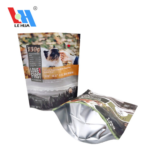 Food Grade Aluminium Zip-lock Doypack For Pet Treat