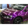 Glossy Metallic Purple Vinyl Car Wrap Air Channels