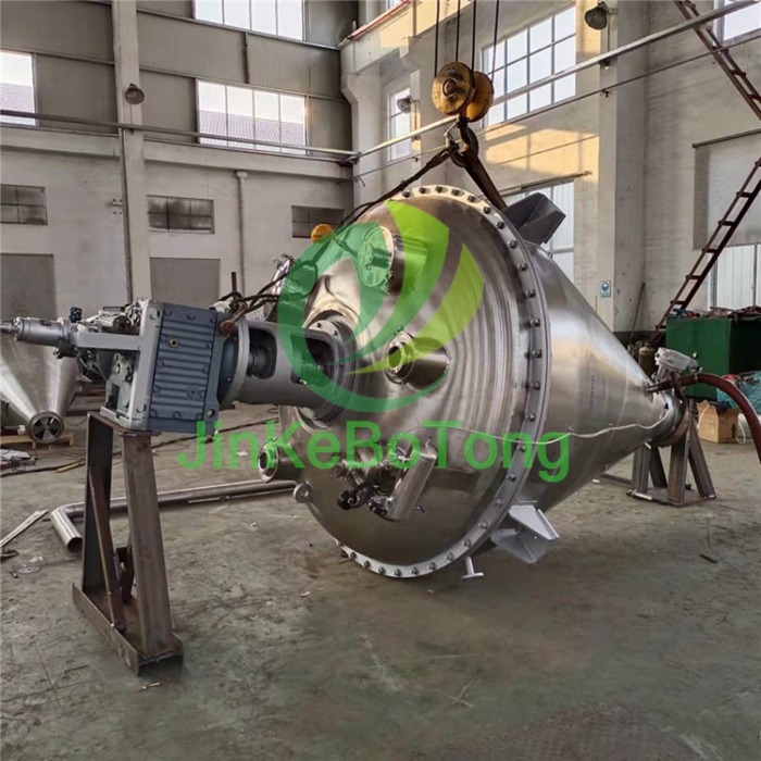 Sistema de secado al vacío de un solo cono para un secado eficiente