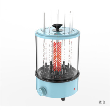 Hot Sale Smokeless Automatic Rotating Skewer Grill Timing Electric Indoor BBQ Grill