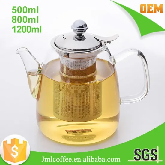 glass tea pot with borosilicate