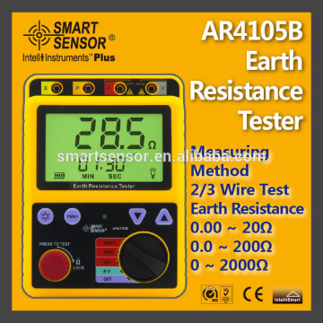 Digital Earth Resistance Meter AR4105B Smart Sensor