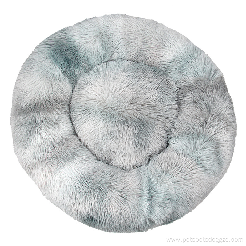 round washable multi color luxury dogs beds