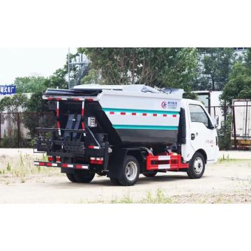 Kendaraan Lorry Limbah Dustbin Tertutup Listrik