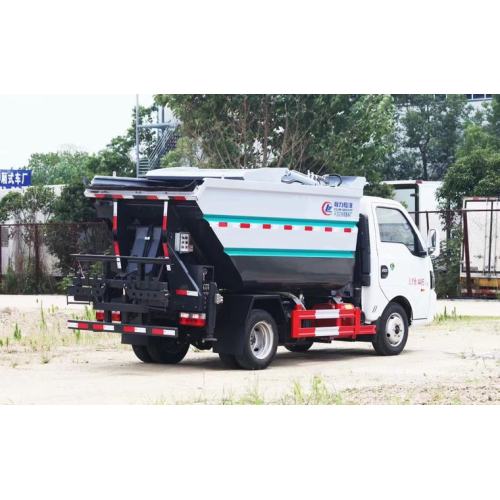 Kendaraan Lorry Limbah Dustbin Tertutup Listrik